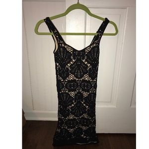 Free People Intimately Black Bodycon Dress